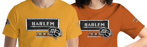 SHORT SLEEVE TEE  (uniSex) : HARLEM (tiled) -(2020 upgraded classic)