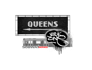 SHORT SLEEVE TEE  (uniSex) :  QUEENS (tiled) -(2020 upgraded classic)