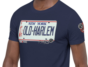 SHORT SLEEVE TEE SHIRT (uniSex) : OLD HARLEM 2022 (JECKONE X oeroSTREETautomotive Custom Classics)