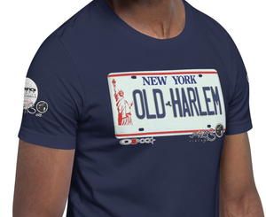 SHORT SLEEVE TEE SHIRT (uniSex) : OLD HARLEM 2022 (JECKONE X oeroSTREETautomotive Custom Classics)