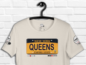 SHORT SLEEVE TEE SHIRT (uniSex) : QUEENS 2019 (JECKONE X oeroSTREETautomotive Custom Classics)