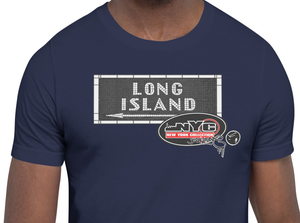 SHORT SLEEVE TEE SHIRT (uniSex) : LONG ISLAND (classic)