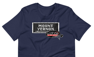 SHORT SLEEVE TEE SHIRT (uniSex) : MOUNT VERNON (classic)