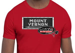 SHORT SLEEVE TEE SHIRT (uniSex) : MOUNT VERNON (classic)