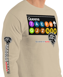 LONG SLEEVE TEE  (uniSex) : QUEENS -(2020 upgraded classic)