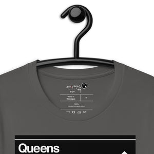 SHORT SLEEVE TEE  (uniSex) : QUEENS -(2020 upgraded classic)