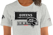 SHORT SLEEVE TEE  (uniSex) :  QUEENS (tiled) -(2020 upgraded classic)