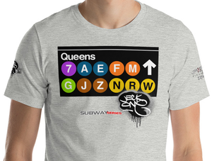 SHORT SLEEVE TEE  (uniSex) : QUEENS -(2020 upgraded classic)