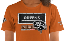 SHORT SLEEVE TEE  (uniSex) :  QUEENS (tiled) -(2020 upgraded classic)