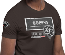 SHORT SLEEVE TEE  (uniSex) :  QUEENS (tiled) -(2020 upgraded classic)