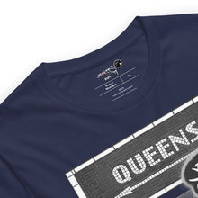 SHORT SLEEVE TEE  (uniSex) :  QUEENS (tiled) -(2020 upgraded classic)