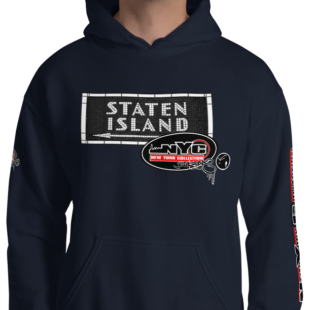 STATEN ISLAND (tiled) NYCollection 2020 -UniSex Hoodie – JECKONE