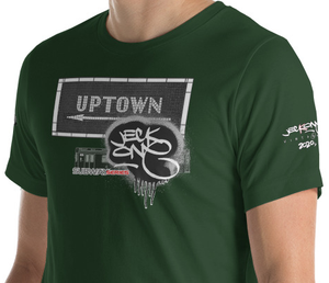 SHORT SLEEVE TEE  (uniSex) : UPTOWN (tiled) -(2020  upgraded classic)