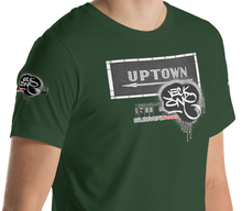 SHORT SLEEVE TEE  (uniSex) : UPTOWN (tiled) -(2020  upgraded classic)