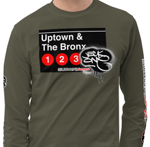 LONG SLEEVE TEE  (uniSex) : UPTOWN & THE BRONX -(2020 upgraded classic)