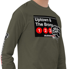 LONG SLEEVE TEE  (uniSex) : UPTOWN & THE BRONX -(2020 upgraded classic)