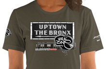 SHORT SLEEVE TEE  (uniSex) :  UPTOWN & THE BRONX (tiled) -(2020 upgraded classic)