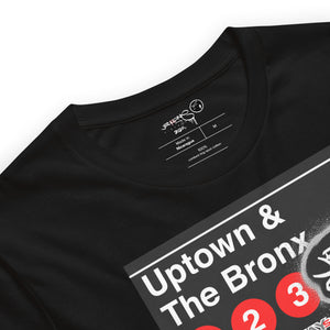 SHORT SLEEVE TEE  (uniSex) : UPTOWN & THE BRONX -(2020 upgraded classic)