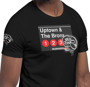 SHORT SLEEVE TEE  (uniSex) : UPTOWN & THE BRONX -(2020 upgraded classic)