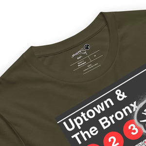 LONG SLEEVE TEE  (uniSex) : UPTOWN & THE BRONX -(2020 upgraded classic)