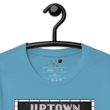 SHORT SLEEVE TEE  (uniSex) :  UPTOWN & THE BRONX (tiled) -(2020 upgraded classic)