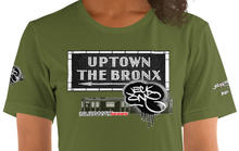 SHORT SLEEVE TEE  (uniSex) :  UPTOWN & THE BRONX (tiled) -(2020 upgraded classic)