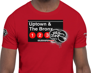 SHORT SLEEVE TEE  (uniSex) : UPTOWN & THE BRONX -(2020 upgraded classic)