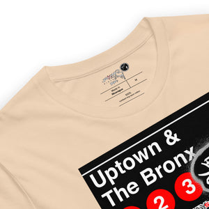 LONG SLEEVE TEE  (uniSex) : UPTOWN & THE BRONX -(2020 upgraded classic)