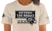 SHORT SLEEVE TEE  (uniSex) :  UPTOWN & THE BRONX (tiled) -(2020 upgraded classic)