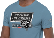 SHORT SLEEVE TEE  (uniSex) :  UPTOWN & THE BRONX (tiled) -(2020 upgraded classic)