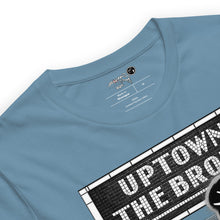 SHORT SLEEVE TEE  (uniSex) :  UPTOWN & THE BRONX (tiled) -(2020 upgraded classic)