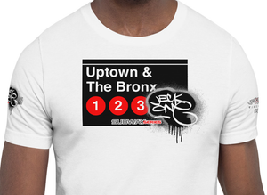 SHORT SLEEVE TEE  (uniSex) : UPTOWN & THE BRONX -(2020 upgraded classic)