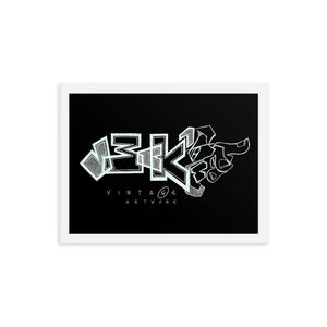 BLACKOUT -JECKONE -Framed photo paper poster